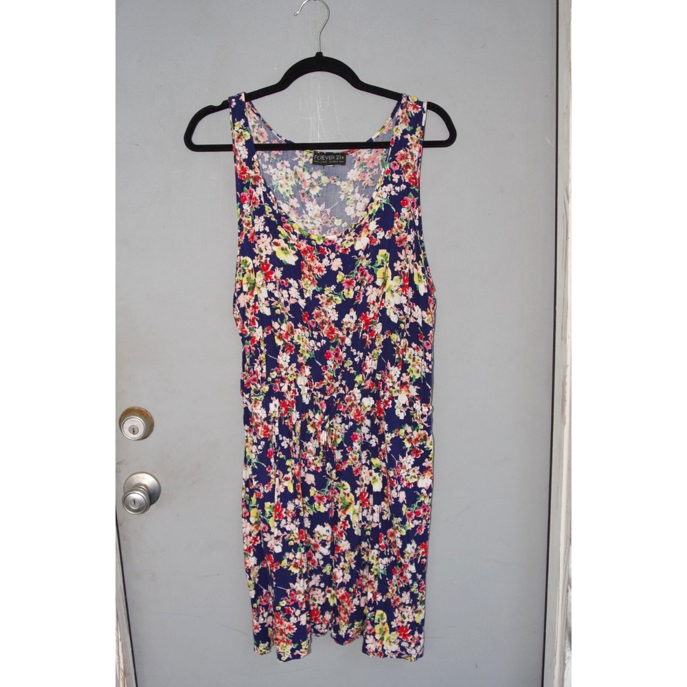 Y2K 90s Forever 21 AOP Floral Sundress‎ 2x plus EUC